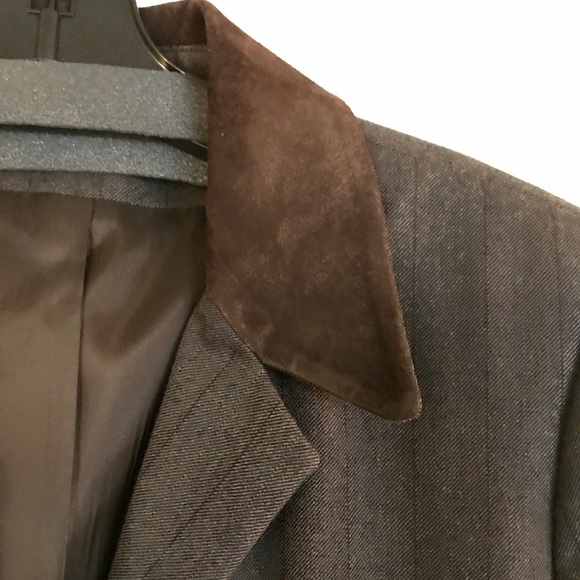 Brown dress coat - Picture 3 of 4